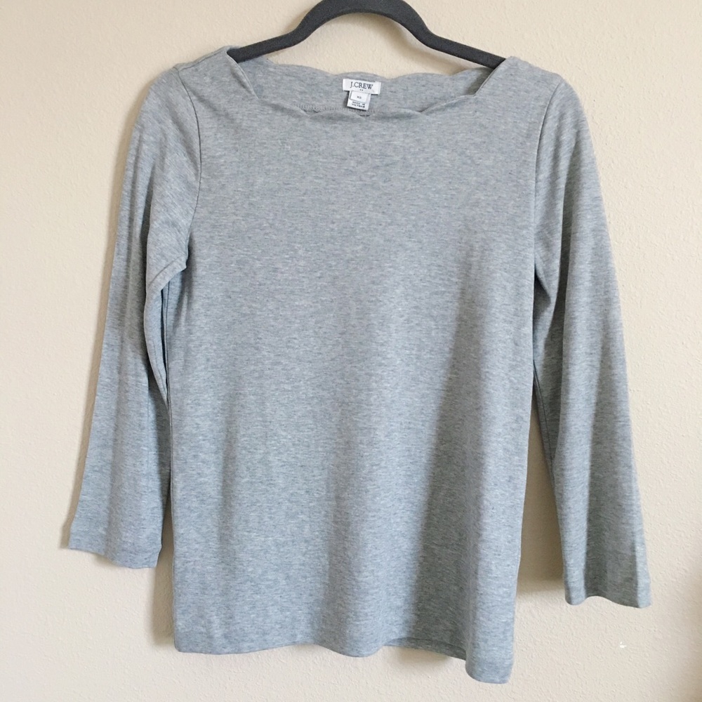 J.Crew Scallop Top